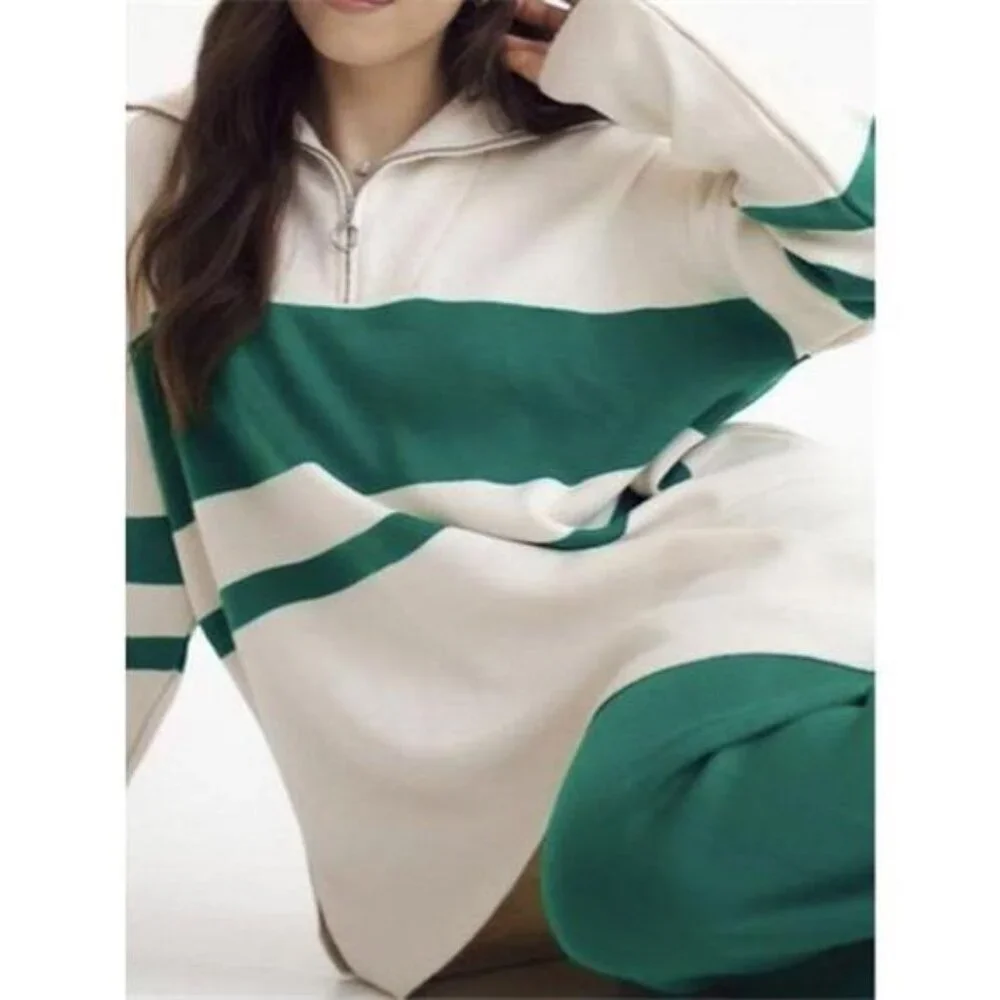 Long Sleeve Top and Pants Sweater Set